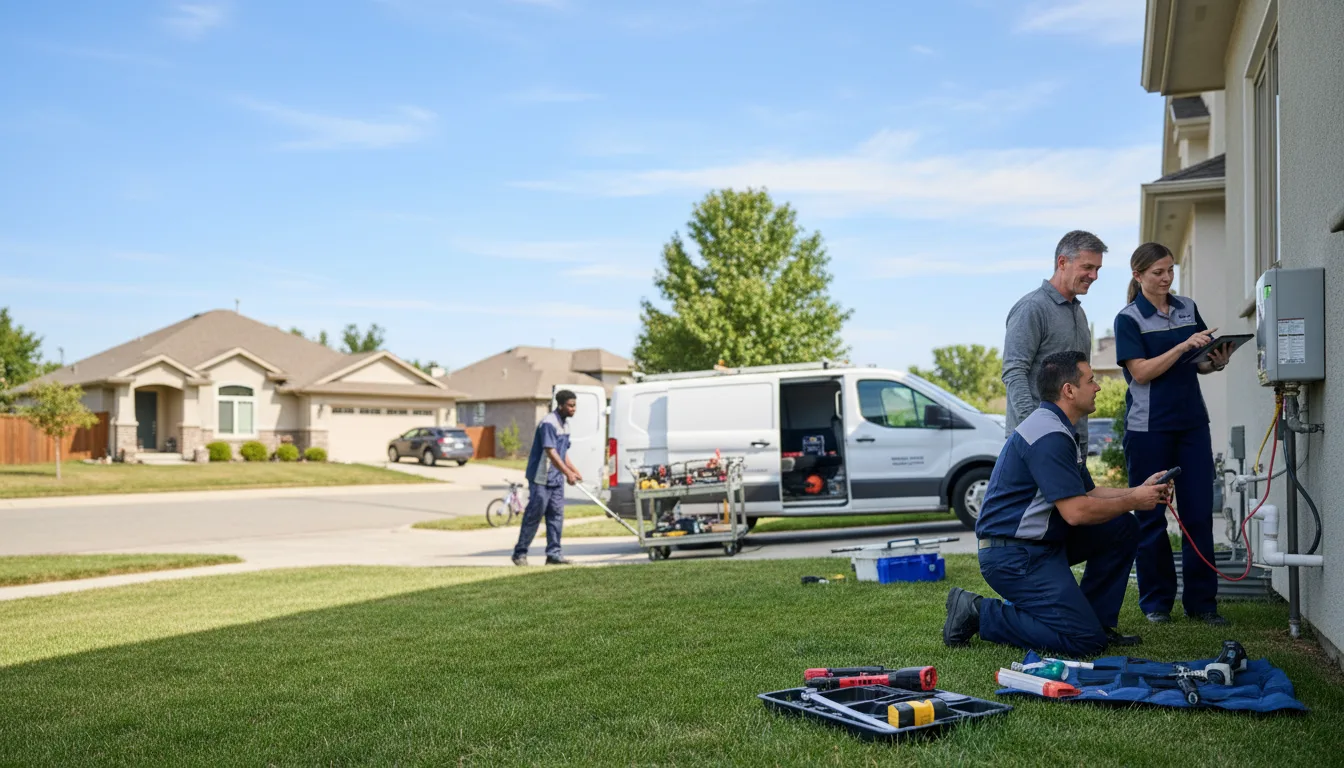 Tankless water heater service in Frost, MN